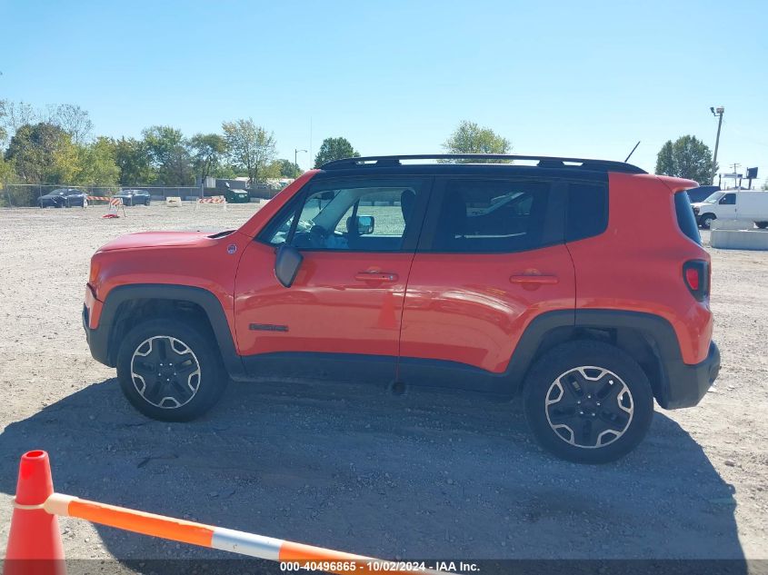 2016 Jeep Renegade Trailhawk VIN: ZACCJBCT4GPD58170 Lot: 40496865