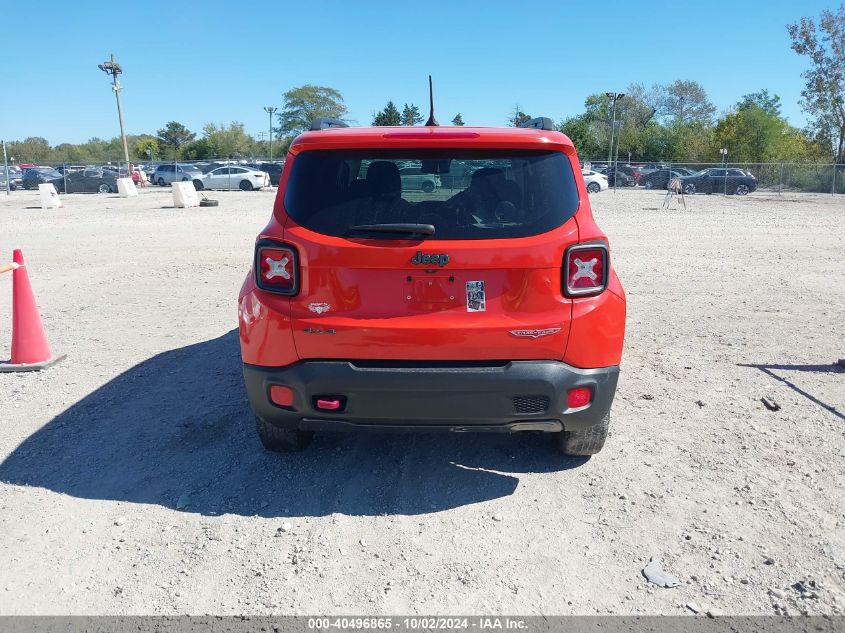 2016 Jeep Renegade Trailhawk VIN: ZACCJBCT4GPD58170 Lot: 40496865