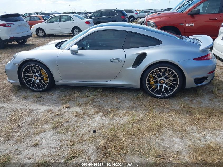 2014 Porsche 911 Turbo S VIN: WP0AD2A94ES166907 Lot: 40496867