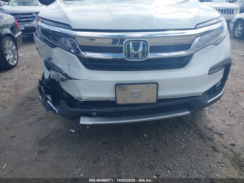 2020 Honda Pilot Awd Elite VIN: 5FNYF6H08LB014288 Lot: 40496871