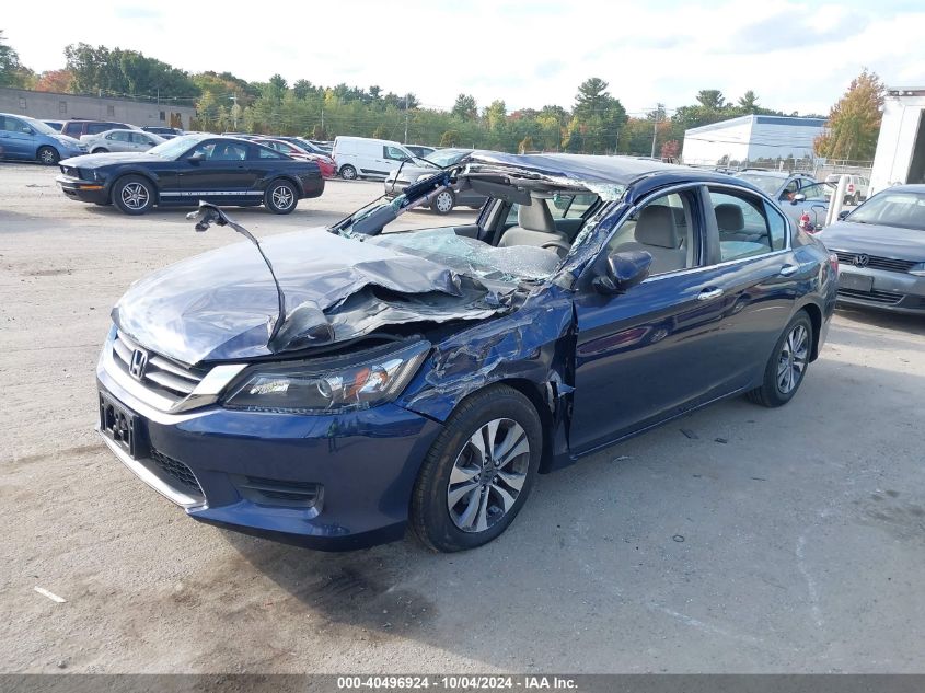 2013 Honda Accord Lx VIN: 1HGCR2F35DA168797 Lot: 40496924