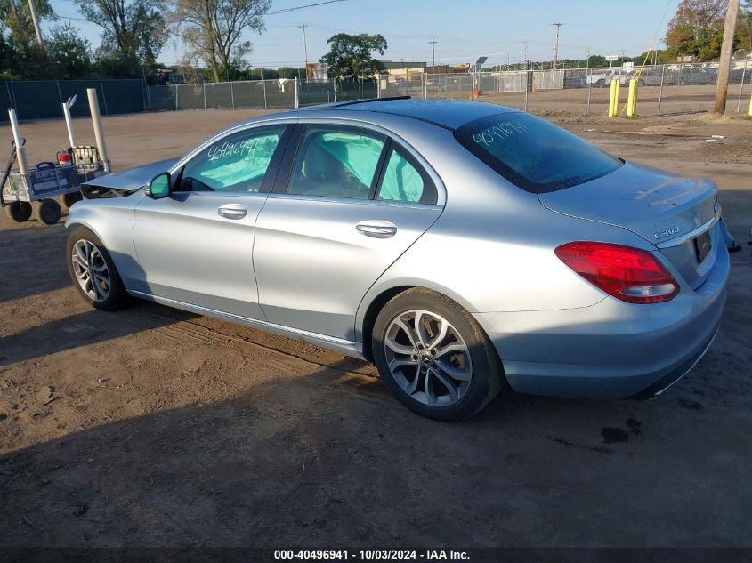 2018 Mercedes-Benz C 300 VIN: 55SWF4JB1JU240997 Lot: 40496941