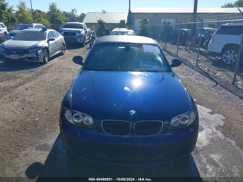 2010 BMW 128I VIN: WBAUN1C59AVH81847 Lot: 40496951