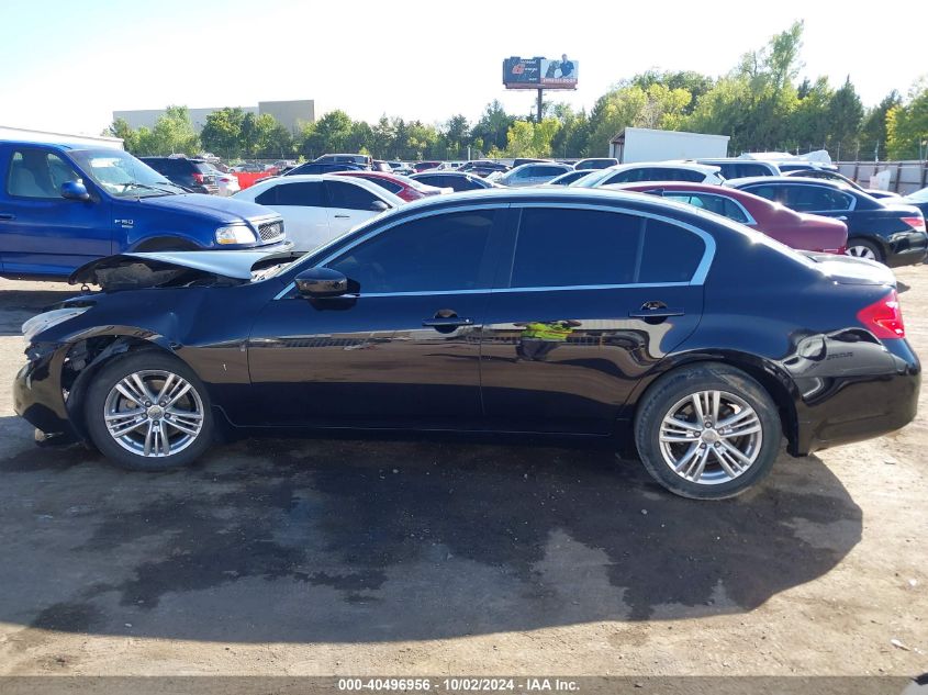 2013 Infiniti G37X VIN: JN1CV6AR6DM354217 Lot: 40496956