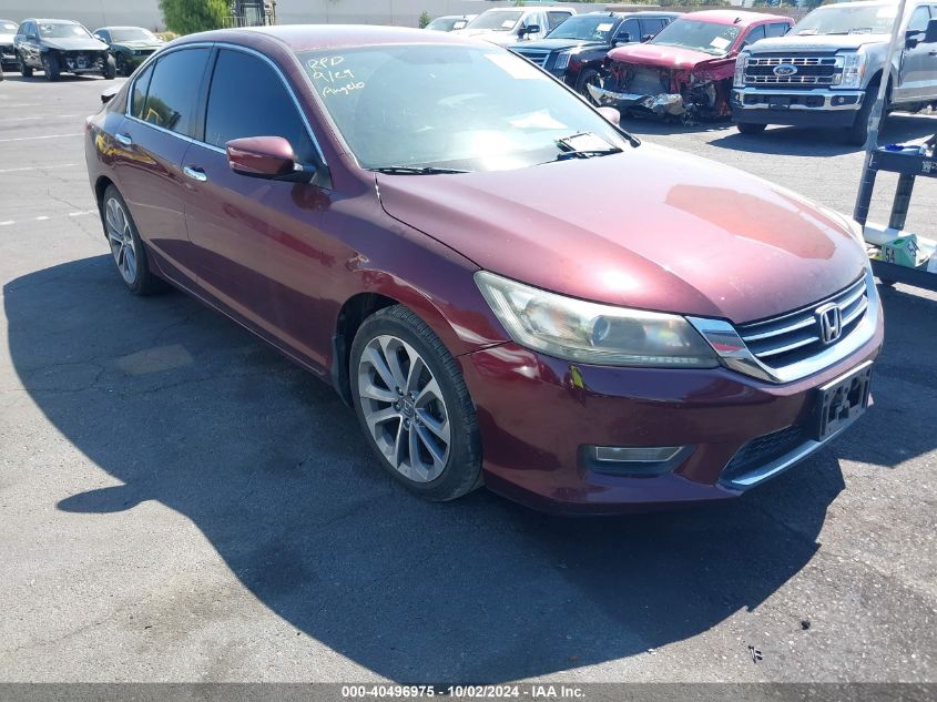 1HGCR2F59DA222118 2013 Honda Accord Sport