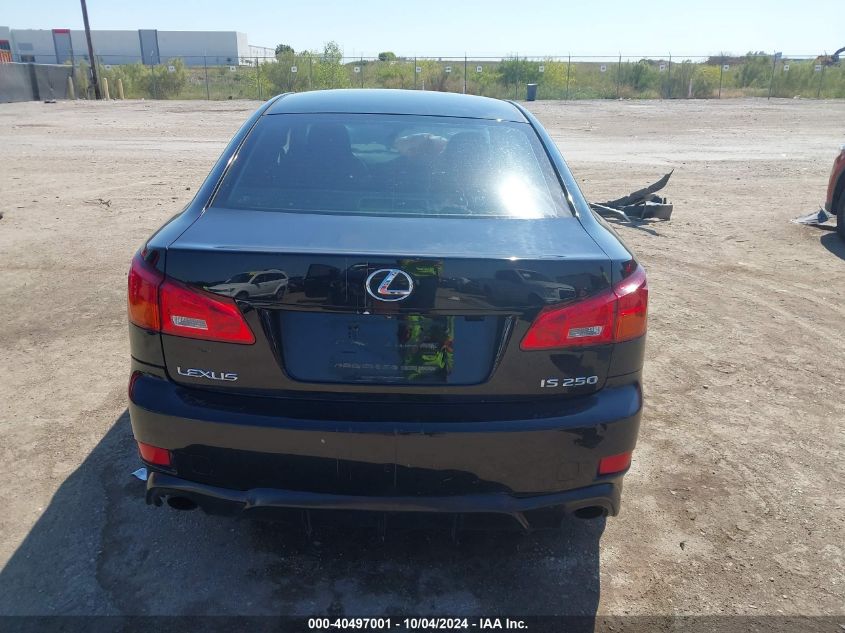 2006 Lexus Is 250 VIN: JTHBK262962014207 Lot: 40497001