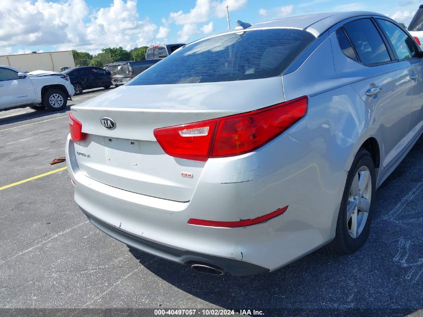 2014 Kia Optima Lx VIN: 5XXGM4A75EG263824 Lot: 40497057