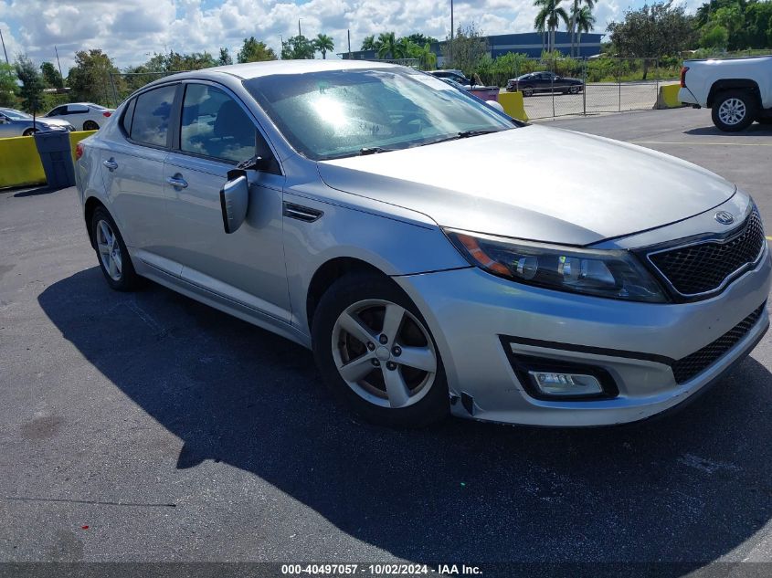 2014 Kia Optima Lx VIN: 5XXGM4A75EG263824 Lot: 40497057