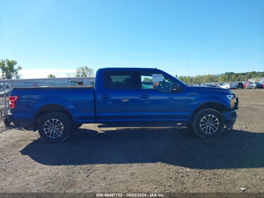 2018 Ford F-150 Xlt VIN: 1FTFW1EG4JFE03790 Lot: 40497132