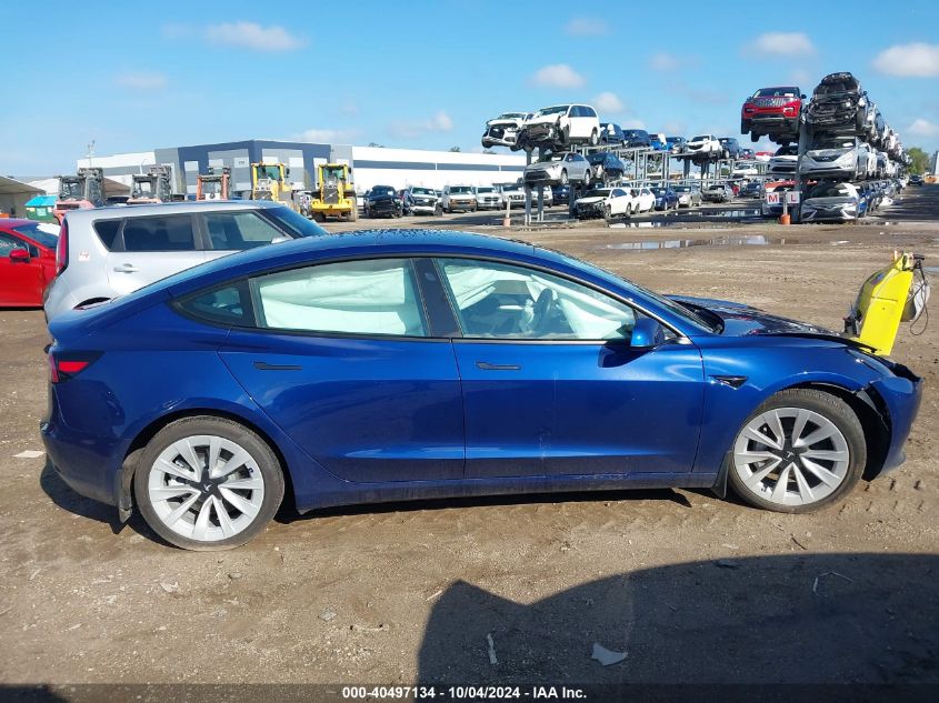 2021 Tesla Model 3 Long Range Dual Motor All-Wheel Drive VIN: 5YJ3E1EB1MF975435 Lot: 40497134