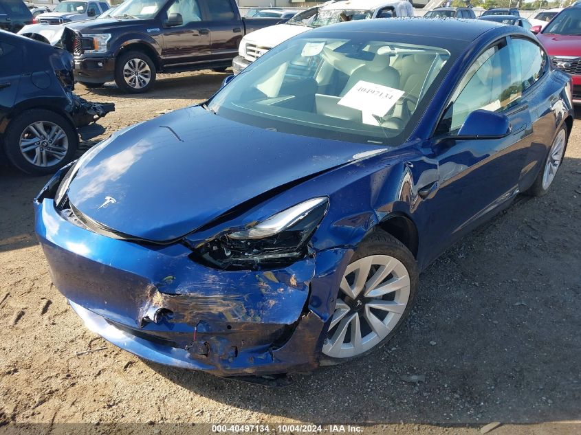 2021 Tesla Model 3 Long Range Dual Motor All-Wheel Drive VIN: 5YJ3E1EB1MF975435 Lot: 40497134