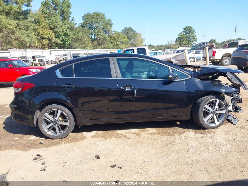 2017 Kia Forte Ex VIN: 3KPFL4A83HE042758 Lot: 40497138