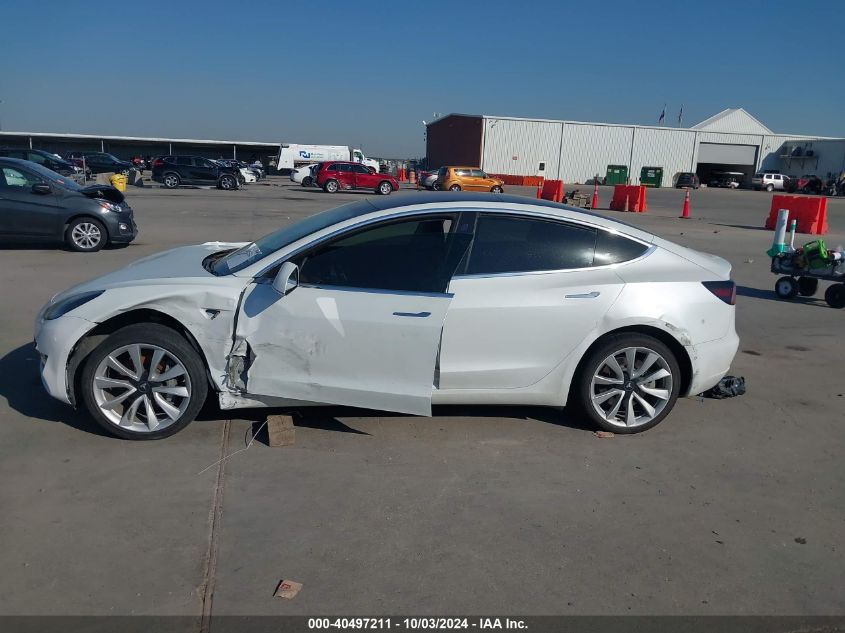 2018 Tesla Model 3 Long Range/Mid Range VIN: 5YJ3E1EA4JF027291 Lot: 40497211