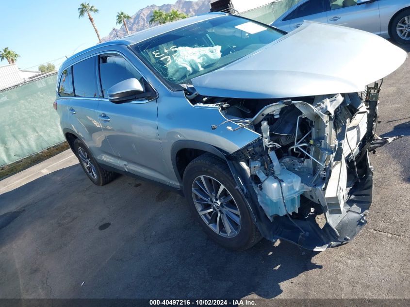 2019 Toyota Highlander Xle VIN: 5TDKZRFHXKS313198 Lot: 40497216