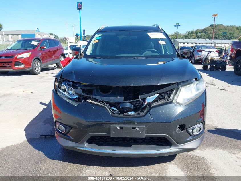 2016 Nissan Rogue Sl VIN: 5N1AT2MV1GC924867 Lot: 40497239