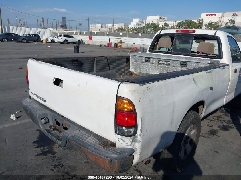 2000 Toyota Tundra VIN: 5TBJN3217YS121364 Lot: 40497296