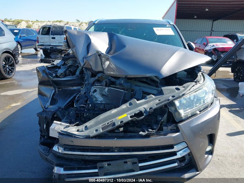 5TDDZRFH5KS706728 2019 Toyota Highlander Limited Platinum