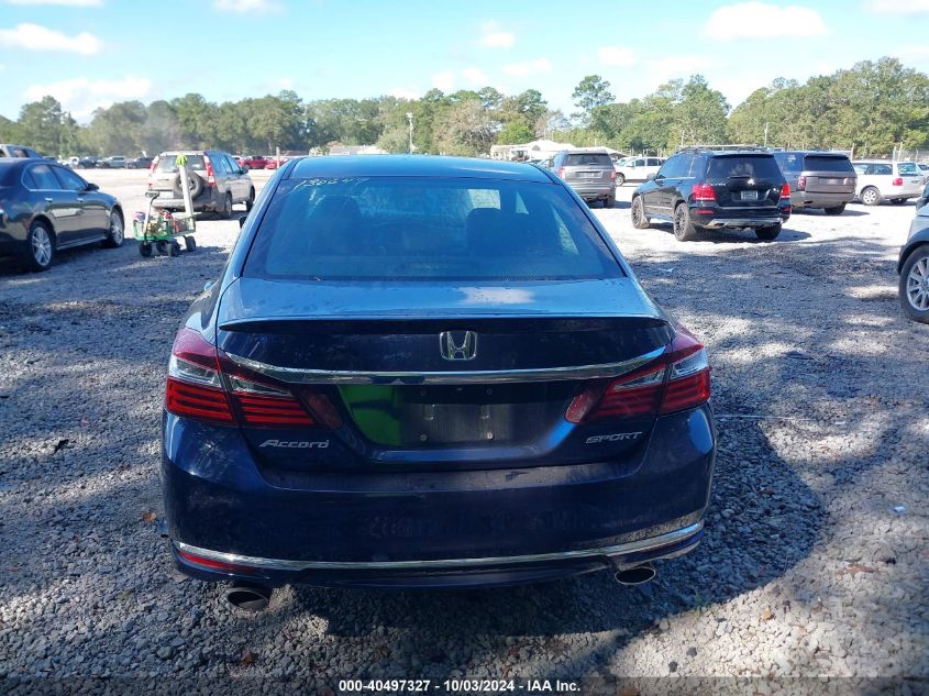 1HGCR2F51GA130649 2016 Honda Accord Sport