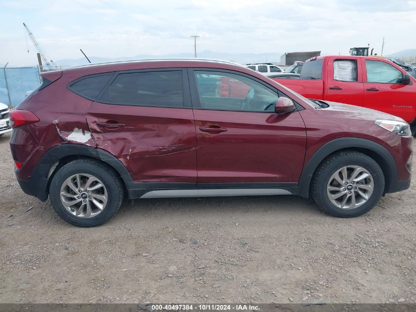 2017 Hyundai Tucson Se VIN: KM8J3CA46HU472282 Lot: 40497384