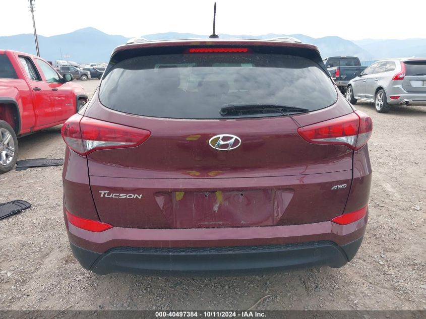 2017 Hyundai Tucson Se VIN: KM8J3CA46HU472282 Lot: 40497384