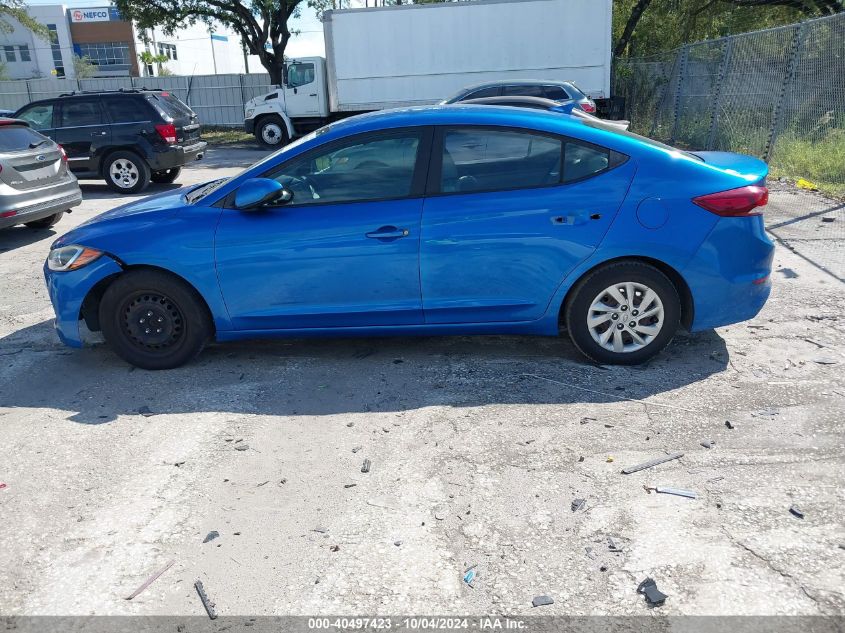 2017 Hyundai Elantra Se VIN: KMHD74LFXHU095655 Lot: 40497423