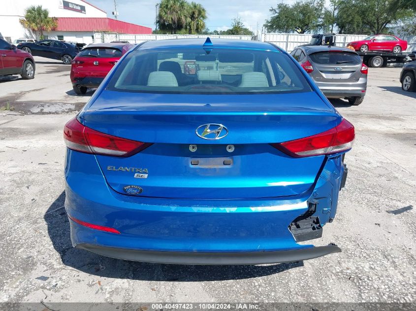 2017 Hyundai Elantra Se VIN: KMHD74LFXHU095655 Lot: 40497423