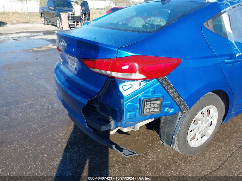 VIN KMHD74LFXHU095655 2017 HYUNDAI ELANTRA SE
