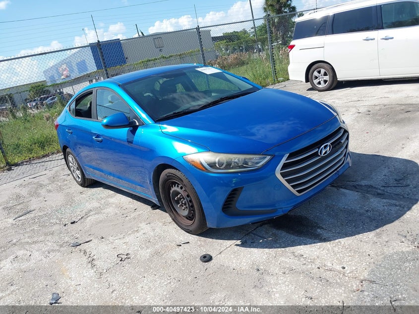 VIN KMHD74LFXHU095655 2017 HYUNDAI ELANTRA SE
