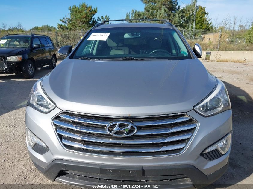 2013 Hyundai Santa Fe Gls VIN: KM8SNDHF6DU017986 Lot: 40497438