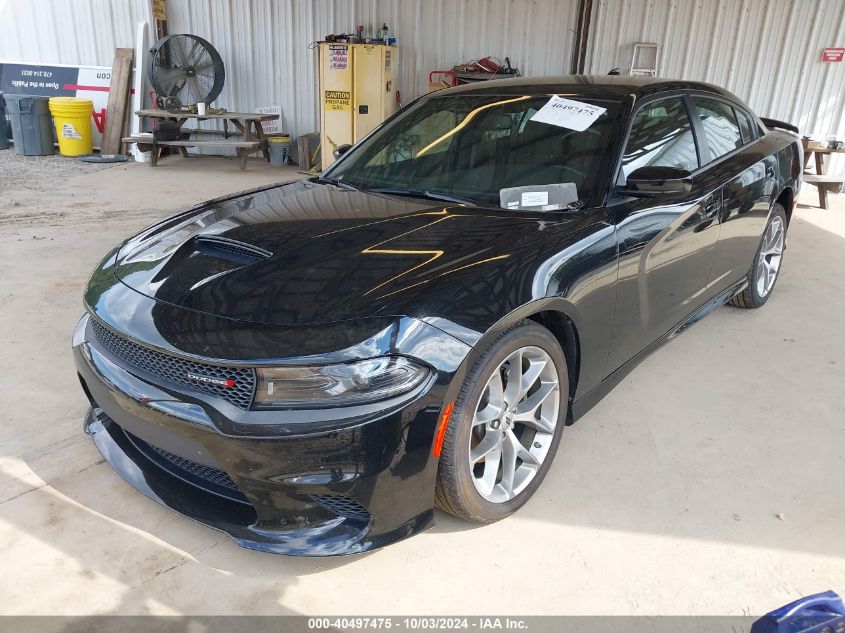 2023 Dodge Charger Gt VIN: 2C3CDXHG9PH611893 Lot: 40497475