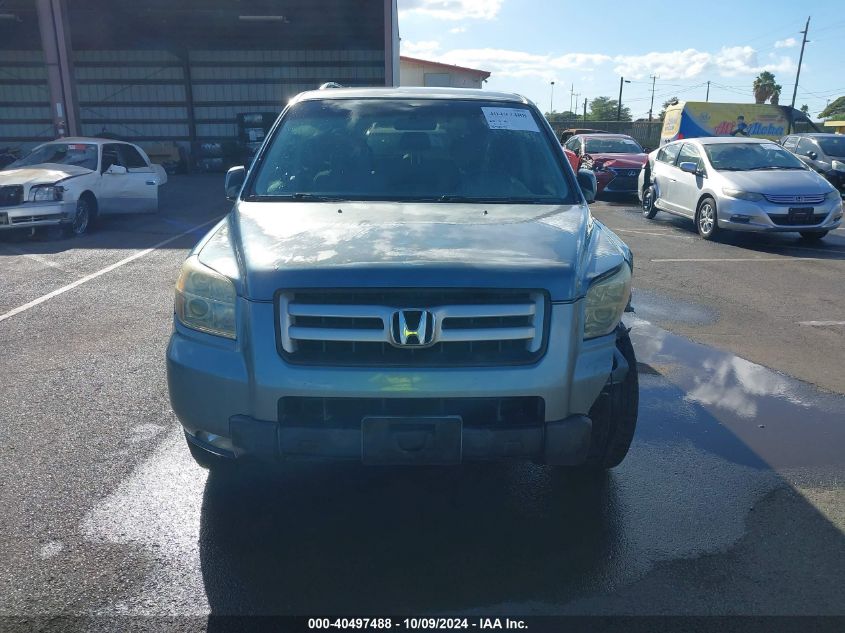 2006 Honda Pilot Ex VIN: 5FNYF28496B015322 Lot: 40497488