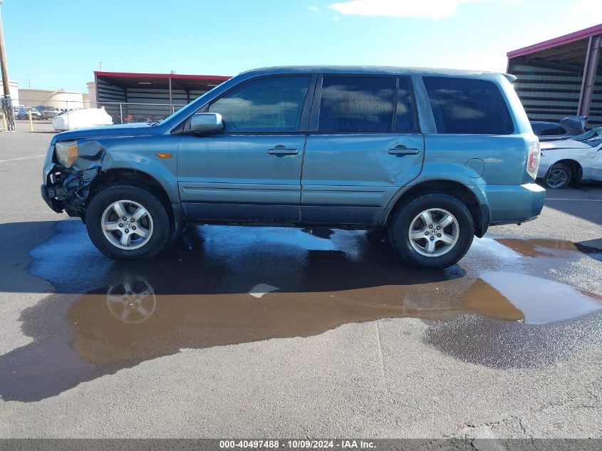 2006 Honda Pilot Ex VIN: 5FNYF28496B015322 Lot: 40497488