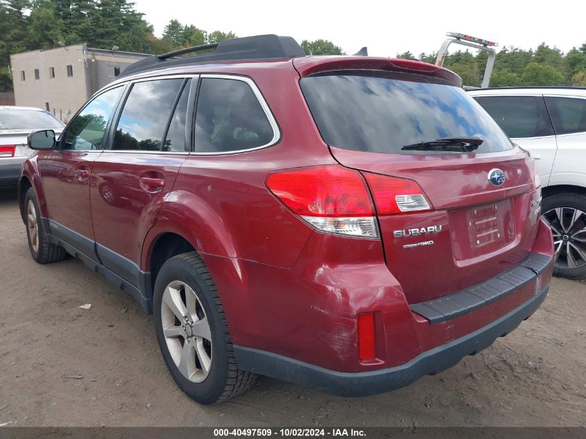 2014 Subaru Outback 2.5I Premium VIN: 4S4BRBCC5E3312297 Lot: 40497509