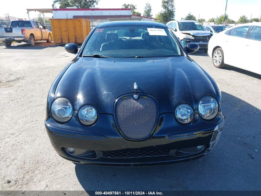 2003 Jaguar S-Type 4.2L V8 R VIN: SAJEA03V431M90887 Lot: 40497561