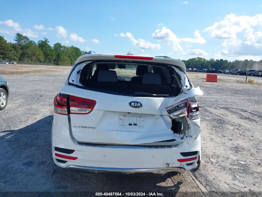 5XYPKDA54HG261860 2017 Kia Sorento 3.3L Sx