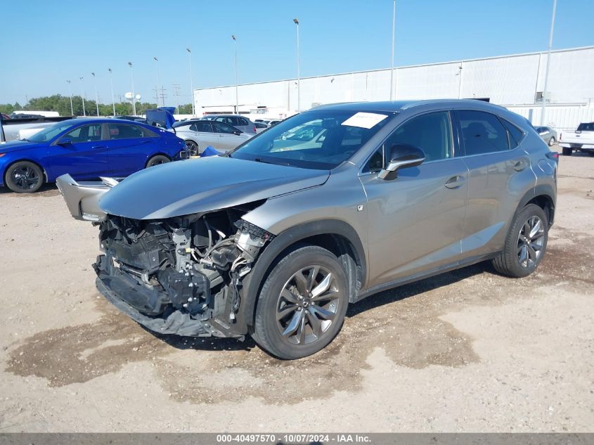 VIN JTJYARBZ7G2035212 2016 Lexus NX, 200T F Sport no.2