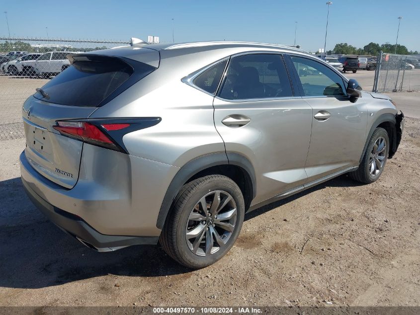 VIN JTJYARBZ7G2035212 2016 Lexus NX, 200T F Sport no.4