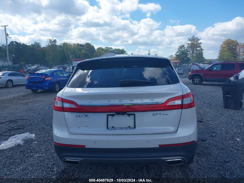 2017 Lincoln Mkx Reserve VIN: 2LMPJ8LPXHBL30998 Lot: 40497629