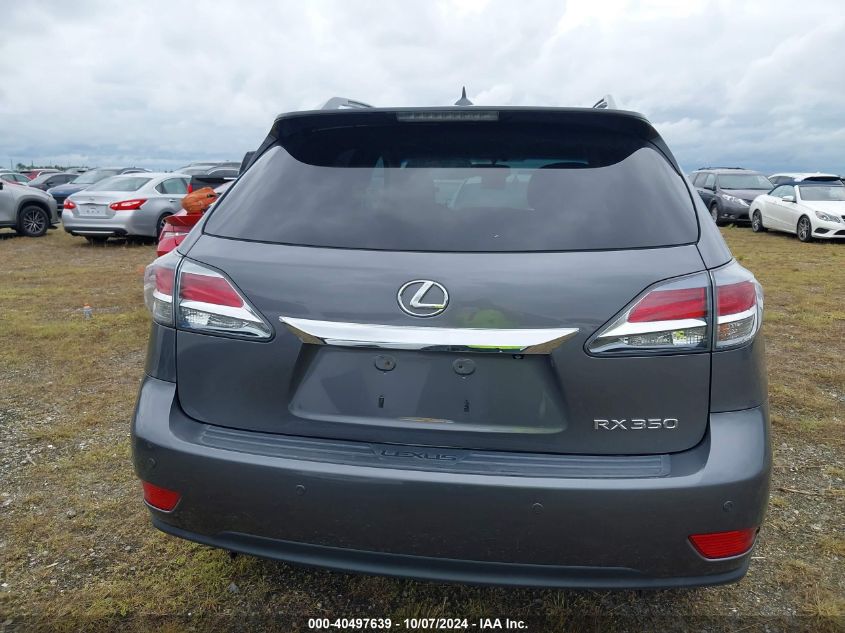 2013 LEXUS RX 350 - 2T2BK1BA4DC188544
