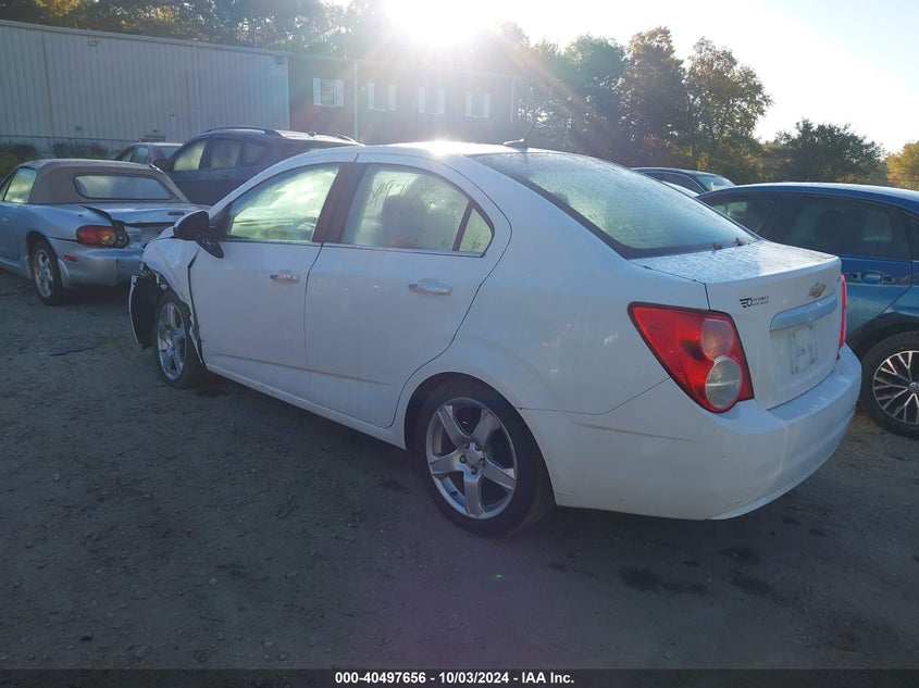 2012 CHEVROLET SONIC VIN: 1G1JE5SH6C4122339