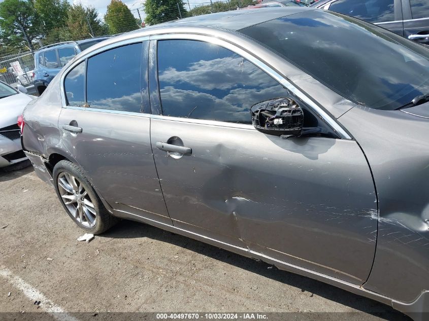 2011 Infiniti G37X VIN: JN1CV6AR4BM403931 Lot: 40497670