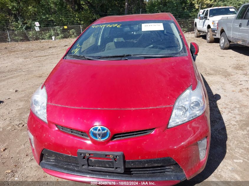 2013 Toyota Prius Three VIN: JTDKN3DU5D0348388 Lot: 40497676