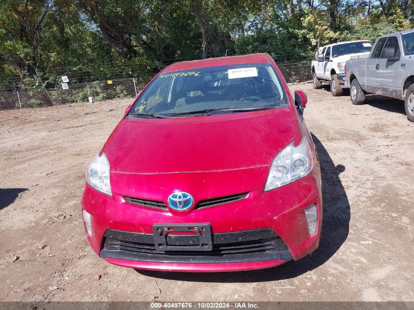 2013 Toyota Prius Three VIN: JTDKN3DU5D0348388 Lot: 40497676