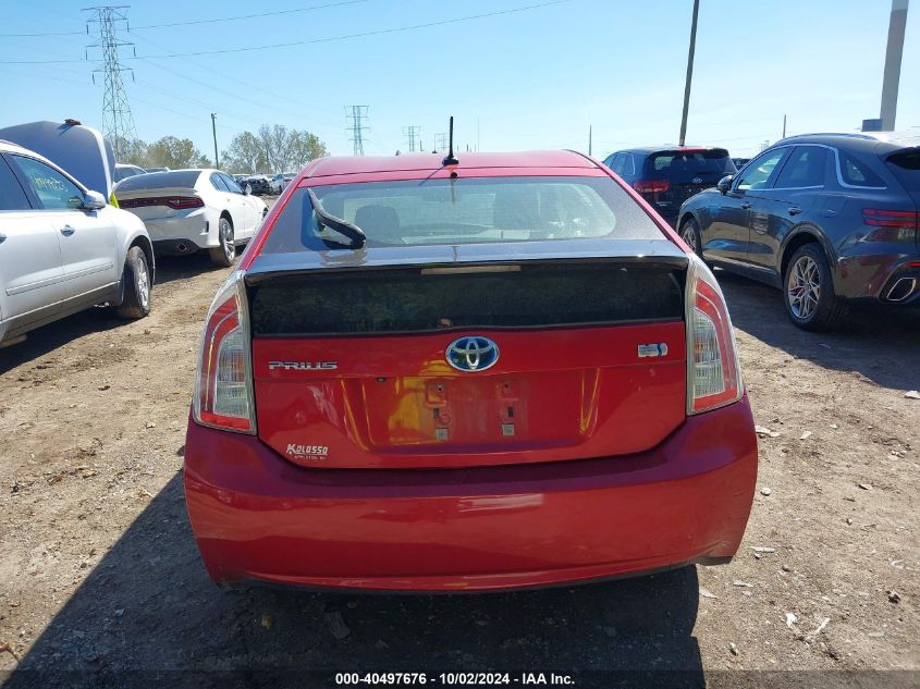 2013 Toyota Prius Three VIN: JTDKN3DU5D0348388 Lot: 40497676