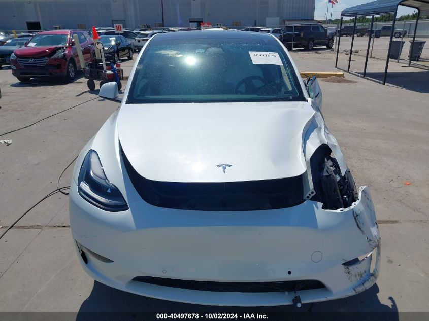 2022 Tesla Model Y Performance Dual Motor All-Wheel Drive VIN: 7SAYGDEFXNF518101 Lot: 40497678