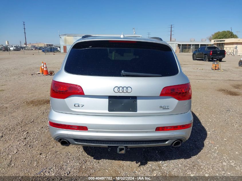 2015 Audi Q7 3.0T S Line Prestige VIN: WA1DGAFE7FD010381 Lot: 40497702