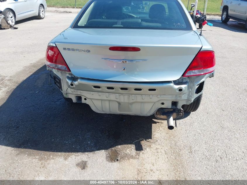 2006 Chrysler Sebring VIN: 1C3EL46X56N222932 Lot: 40497706