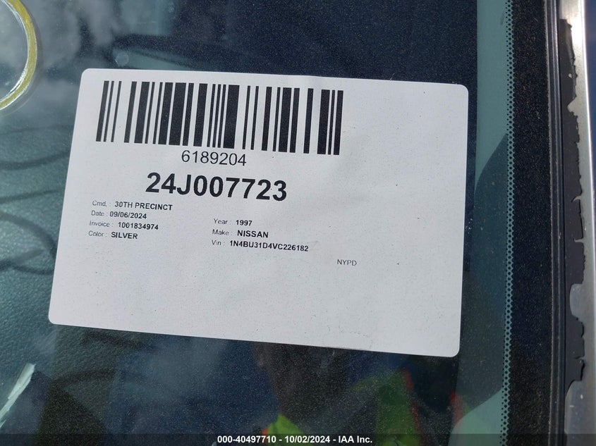 1N4BU31D4VC226182 1997 NISSAN ALTIMA photo no. 12