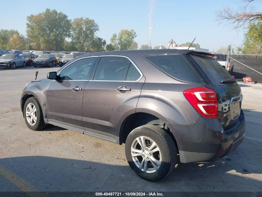 2016 CHEVROLET EQUINOX LS - 2GNFLEEK5G6258841