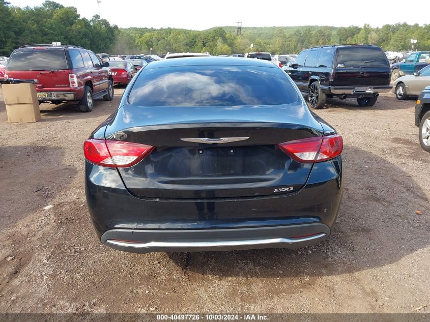 2015 Chrysler 200 Limited VIN: 1C3CCCAB4FN685450 Lot: 40497726